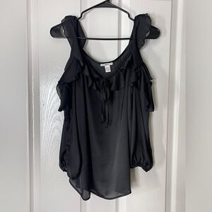 Bar lll cold shoulder blouse size M